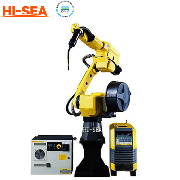 Cutting arc welding robot